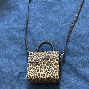 Leopard Print Crossbody Bag